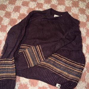 Carhartt WIP Purple Striped Sweater